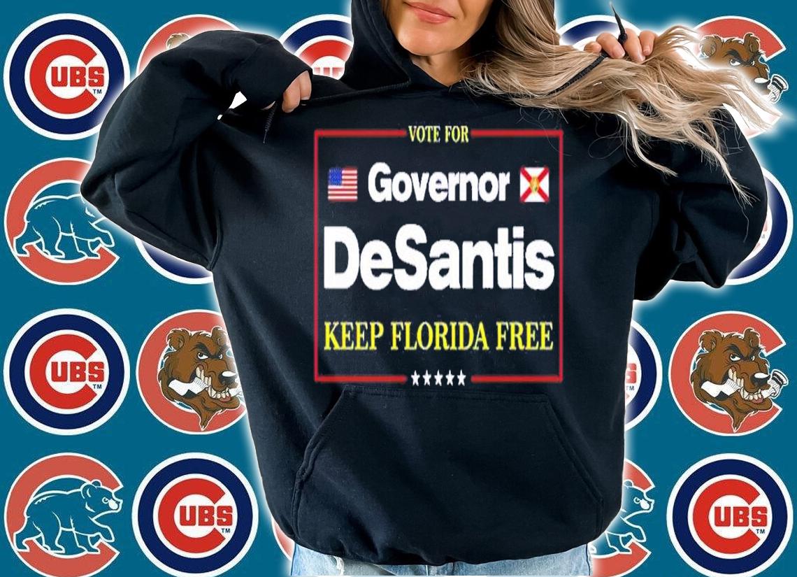 Vote For Governor Desantis Keep Florida Free Shirt t-shirt