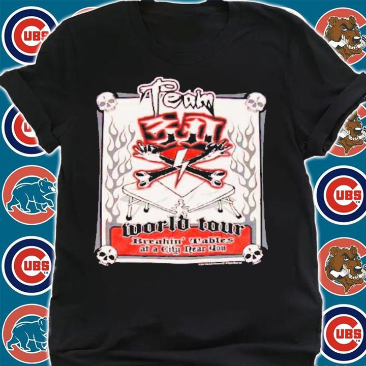 Dudley Boyz Team 3D World Tour Breakin Tables Shirt t-shirt shirt