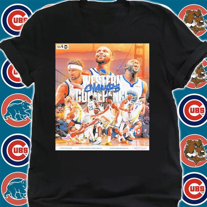 Golden State Warriors Champs Western Conference 2022 NBA T-Shirt t-shirt