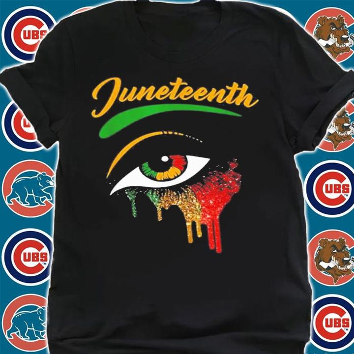 Happy Juneteenth 1865 Bright Eyes Melanin Shirt t-shirt