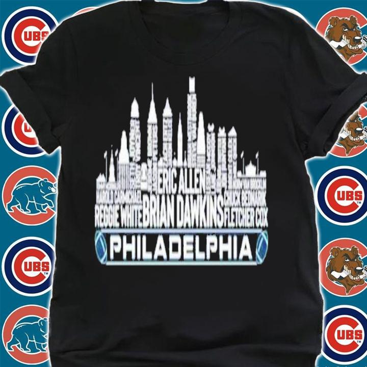 Jalen Hurts Eric Allen Brian Dawkins Philadelphia Football Team All Time Legends Shirt t-shirt shirt