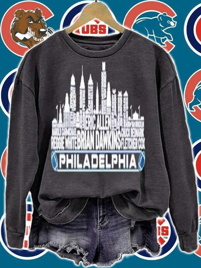 Jalen Hurts Eric Allen Brian Dawkins Philadelphia Football Team All Time Legends Shirt t-shirt sweatshirt