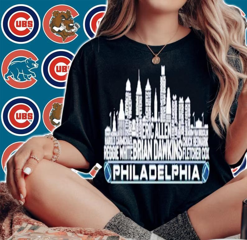 Jalen Hurts Eric Allen Brian Dawkins Philadelphia Football Team All Time Legends Shirt t-shirt woman shirt