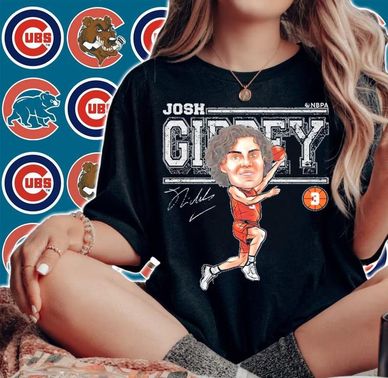 Josh Giddey Oklahoma City Cartoon Basketball Signature Shirt t-shirt