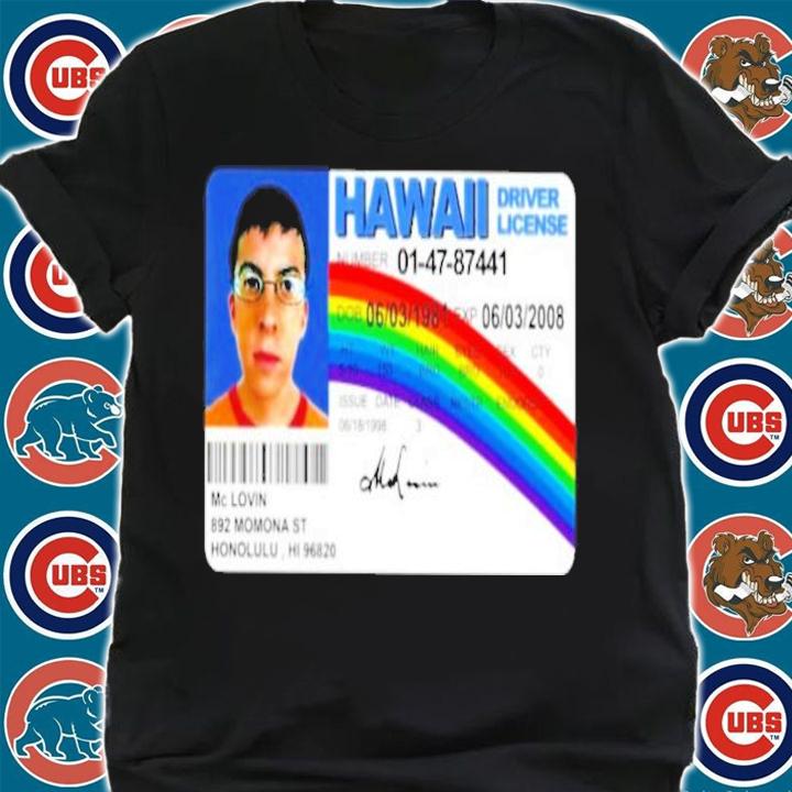 McLovin Drivers License Fake ID Shirt t-shirt