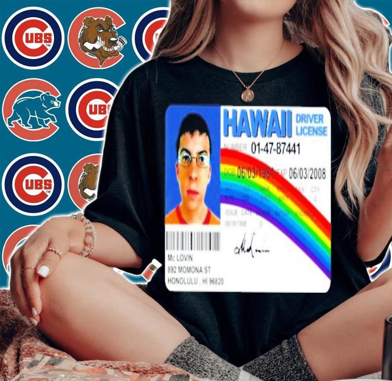 McLovin Drivers License Fake ID Shirt t-shirt