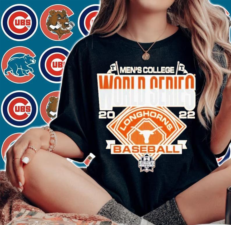 Men's College World Series Texas Longhorn Baseball 2022 Shirt t-shirt woman shirt