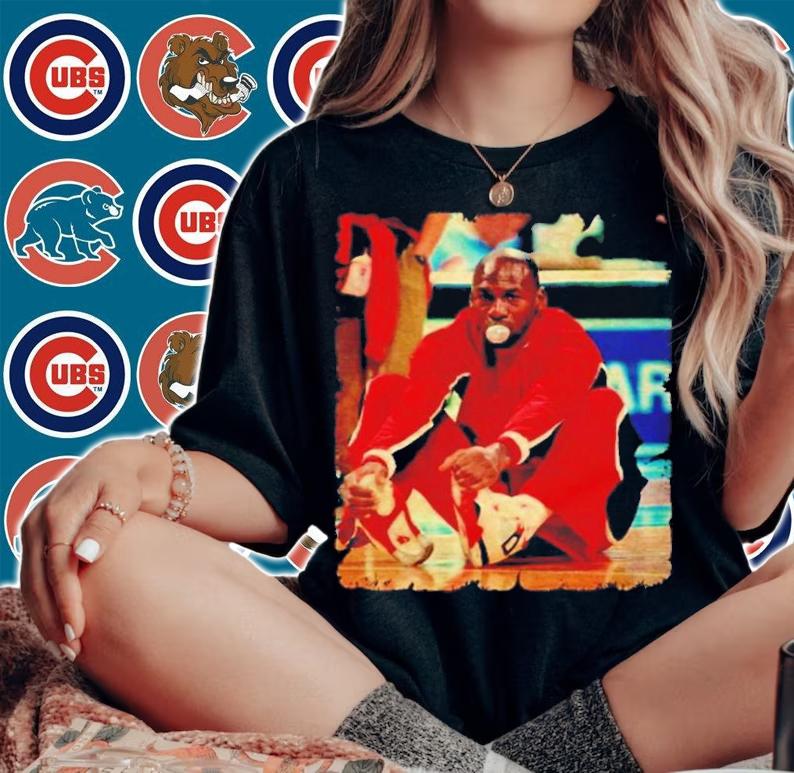 Michael Jordan With Bubble Gum Basketball Shirt t-shirt
