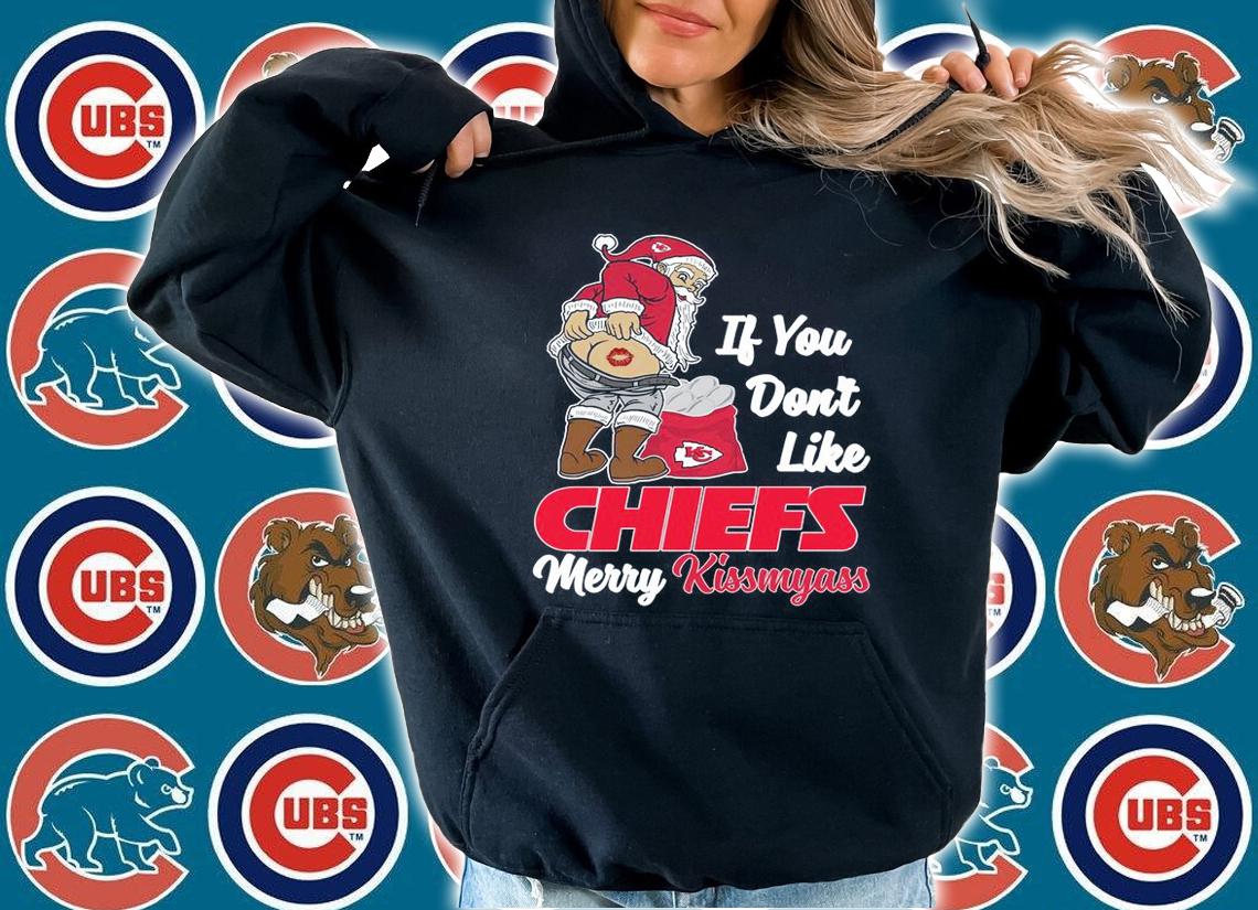 Santa Claus If You Dont Like Kansas City Chiefs Merry Kissmyass Christmas t-shirt