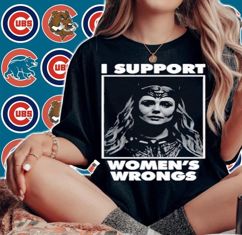 Scarlet Witch I Support Women's Wrongs Shirt t-shirt
