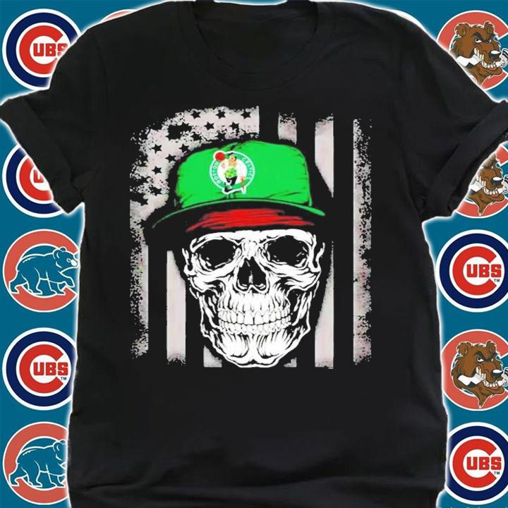 Skull Rock With Hat Boston Celtics Halloween Shirt t-shirt shirt