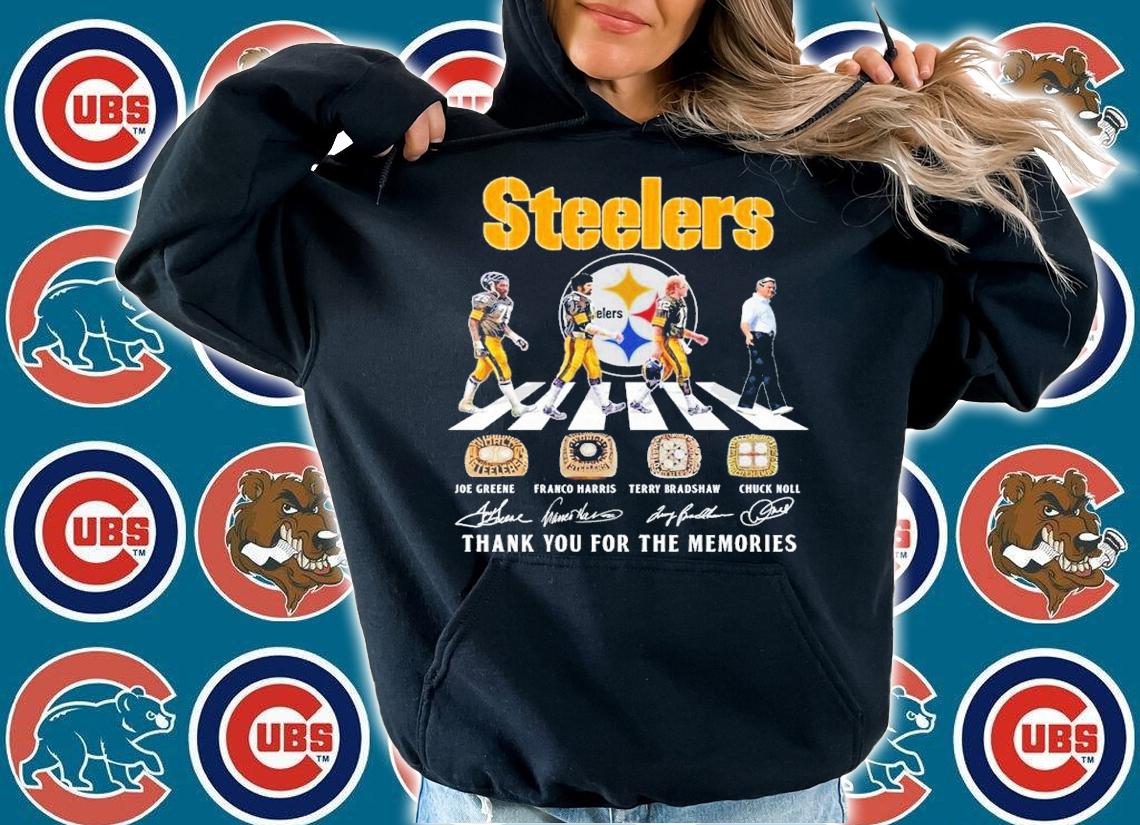 Steelers Abbey Road thank you for the memories shirt t-shirt