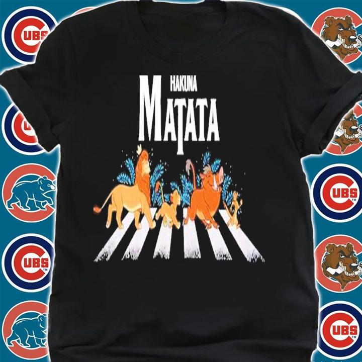 The Lion King Hakuna Matata Abbey Road shirt t-shirt
