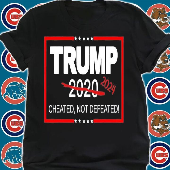 Trump 2024 Cheated Not Defeated Save And Take America Back T-Shirt t-shirt