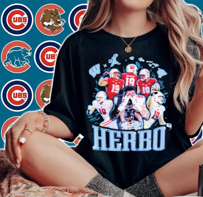 Wisconsin Badgers Football Herbo Nick Herbig Shirt t-shirt woman shirt