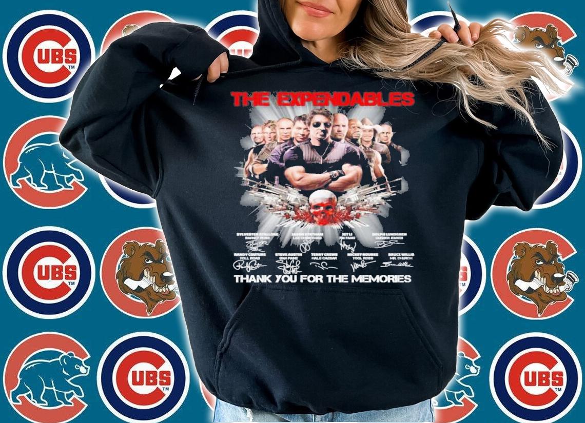 The Expendables Signatures Thank You For The Memories Shirt t-shirt