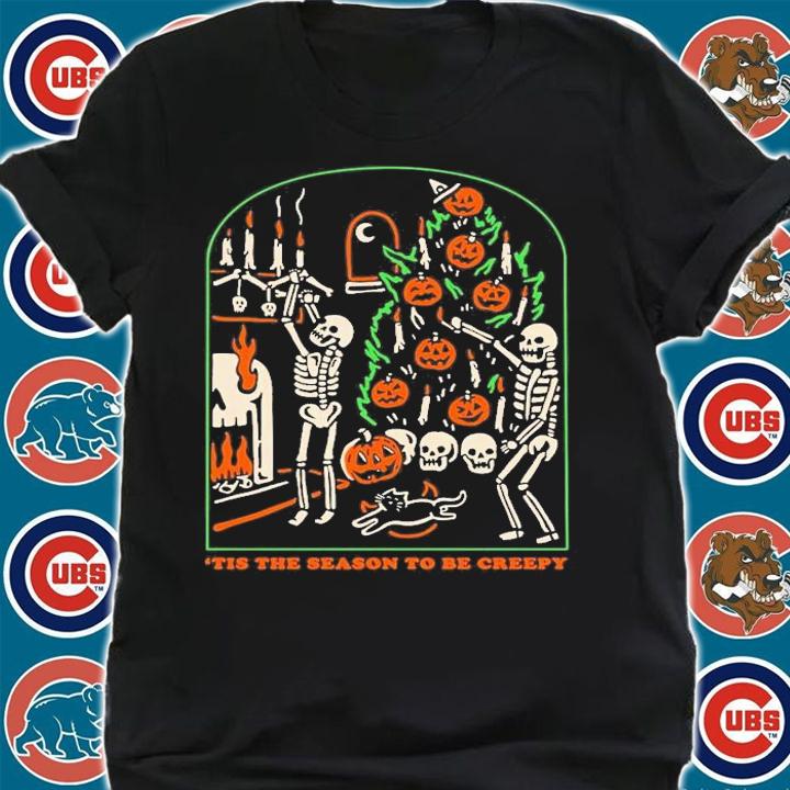 Tis The Season To Be Creepy Dead Inside Halloween T-Shirt t-shirt