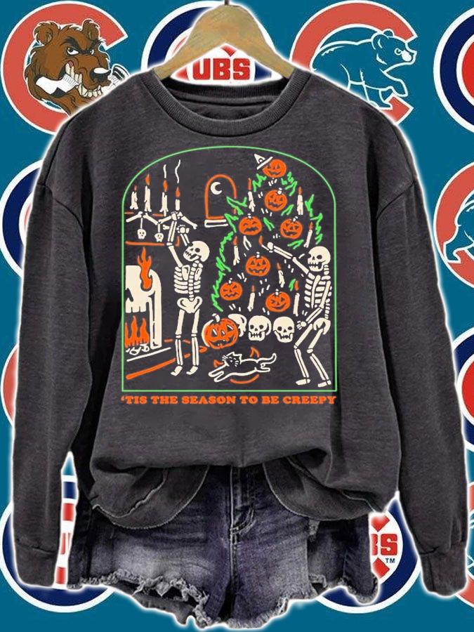 Tis The Season To Be Creepy Dead Inside Halloween T-Shirt t-shirt