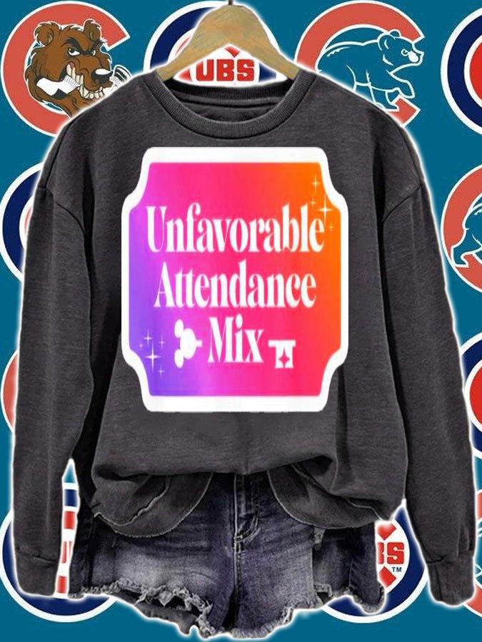 Unfavorable Attendance Mix Shirt t-shirt