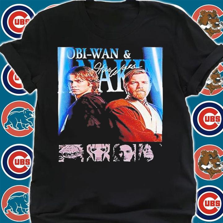 Vintage Style Star Wars Obi Wan And Anakin T-Shirt t-shirt