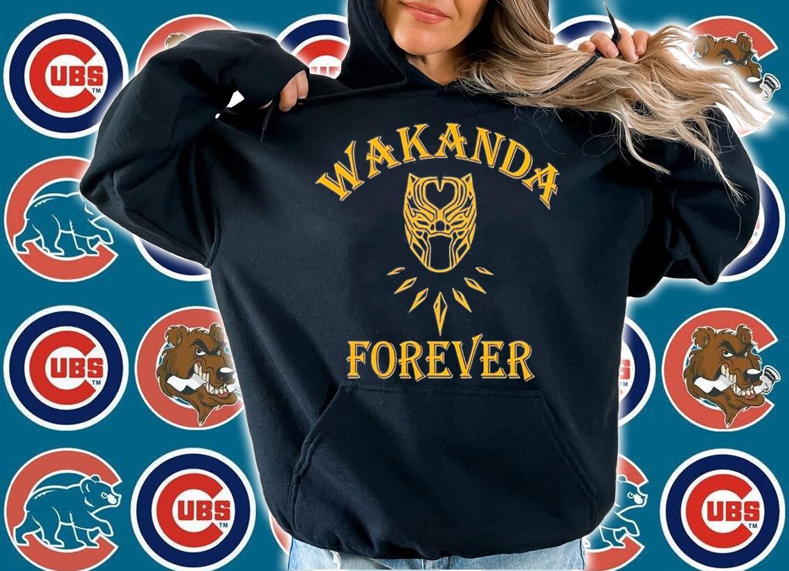 Wakanda Forever Black Panther Avengers Superhero T-Shirt t-shirt