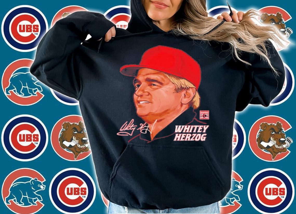 Whitey Herzog St. Louis Profile Baseball Shirt t-shirt