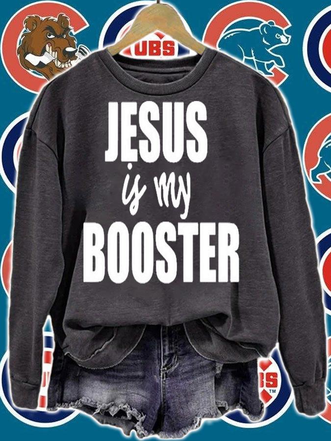19 Jesus Is My Booster T-Shirt t-shirt sweatshirt