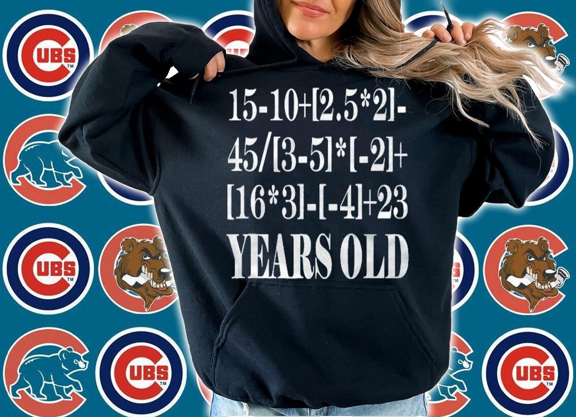 40 Years Old Algebra Equation Funny 40Th Birthday shirt t-shirt