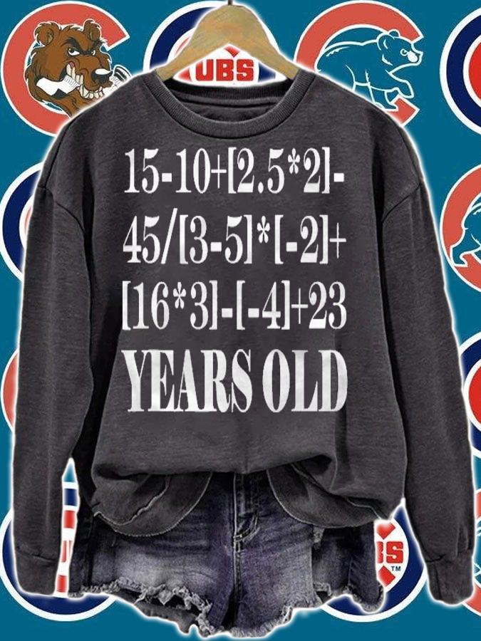 40 Years Old Algebra Equation Funny 40Th Birthday shirt t-shirt