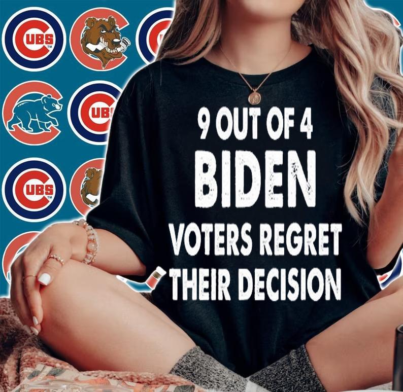 9 Out Of 4 Biden Voter Regret Their Decision President T-Shirt t-shirt