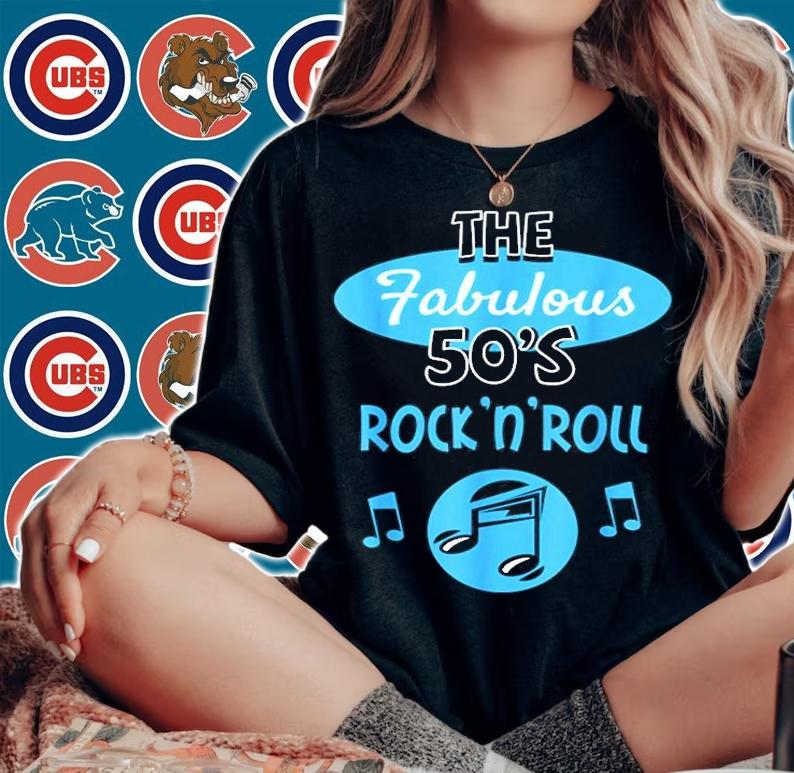 1950s Sock Hop Dance Rockabilly Clothes Greaser Doo Wop 50s T-Shirt t-shirt woman shirt