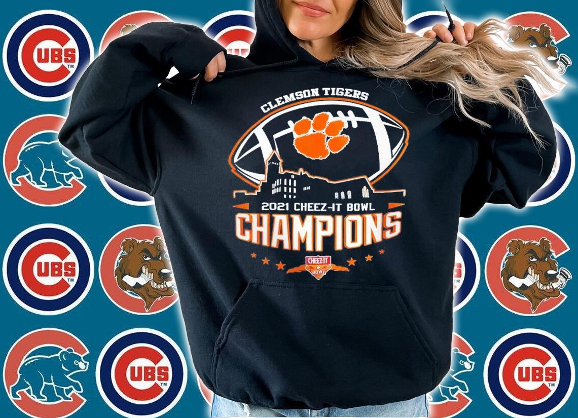 2021 Cheez-It Bowl Champions NCAA Graphic Clemson Tigers shirt t-shirt