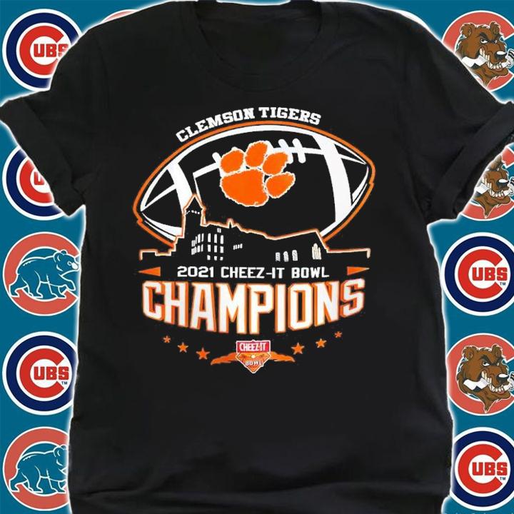 2021 Cheez-It Bowl Champions NCAA Graphic Clemson Tigers shirt t-shirt