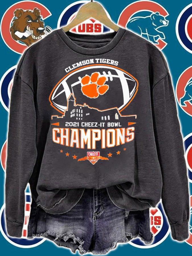 2021 Cheez-It Bowl Champions NCAA Graphic Clemson Tigers shirt t-shirt