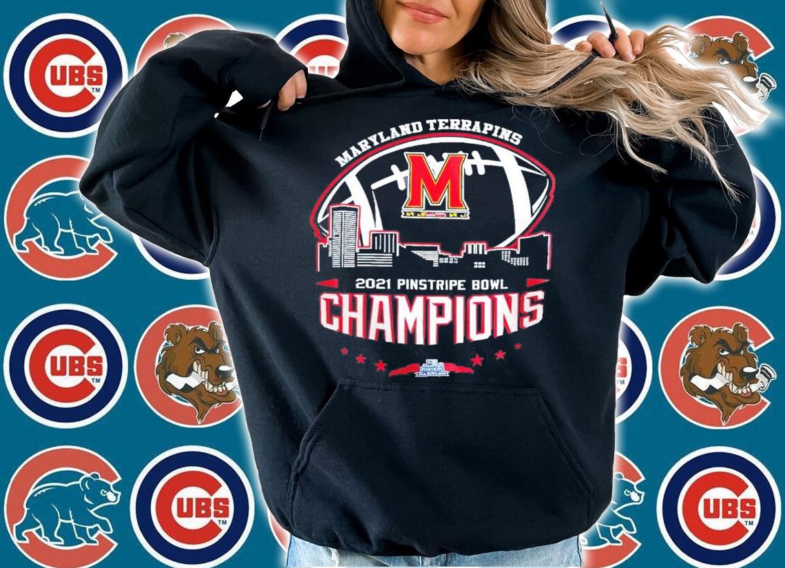 2021 Pinstripe Bowl Champions NCAA Graphic Maryland Terrapins shirt t-shirt