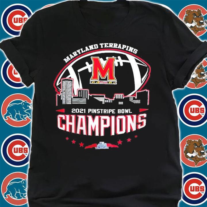 2021 Pinstripe Bowl Champions NCAA Graphic Maryland Terrapins shirt t-shirt