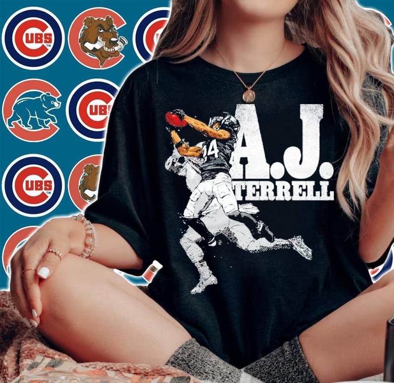 A.J. Terrell Interception Atlanta Football Shirt t-shirt