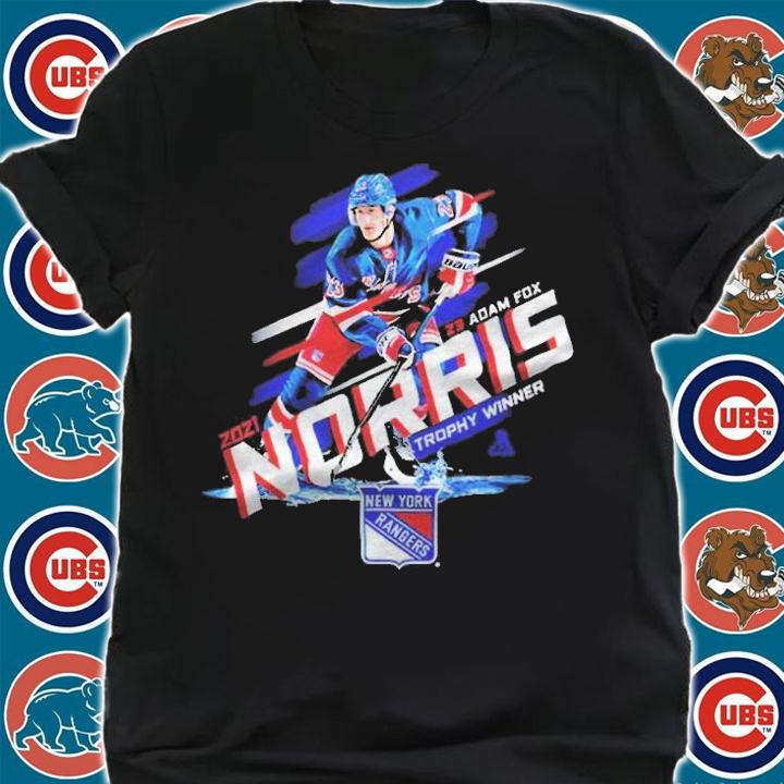 Adam Fox New York Rangers 2021 Norris Trophy Winner T-shirt t-shirt shirt