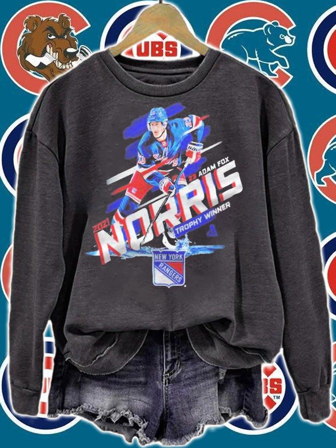 Adam Fox New York Rangers 2021 Norris Trophy Winner T-shirt t-shirt sweatshirt