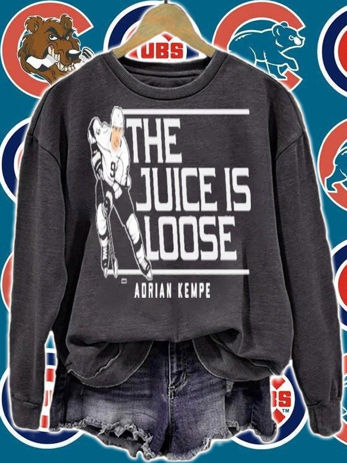 Adrian Kempe The Juice Is Loose Hockey Shirt t-shirt sweatshirt