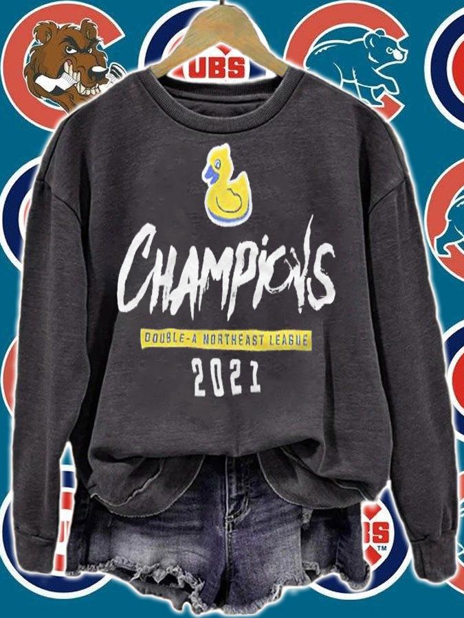 Akron RubberDucks Champions double a Northeast League 2021 T-shirt t-shirt