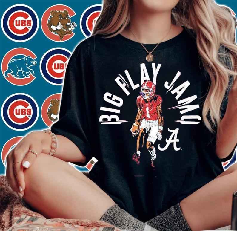 Alabama Jameson Williams Big Play Jamo Shirt t-shirt