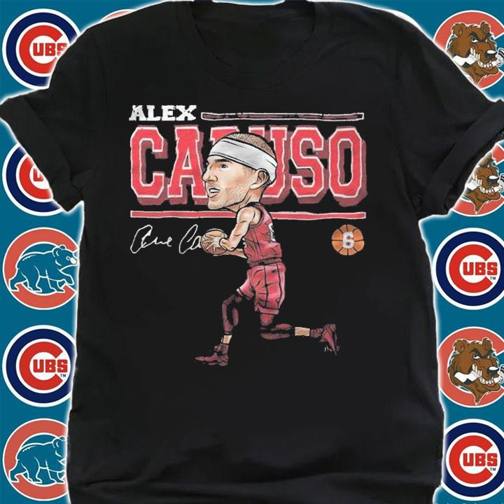 Alex caruso cartoon chicago basketball shirt t-shirt