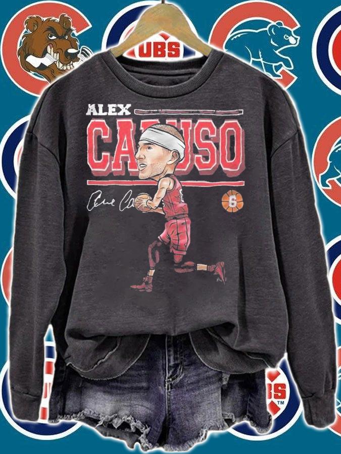Alex caruso cartoon chicago basketball shirt t-shirt