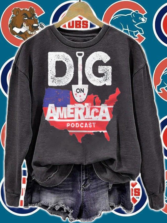 Allen Ellison Dig On American Podcast Shirt t-shirt
