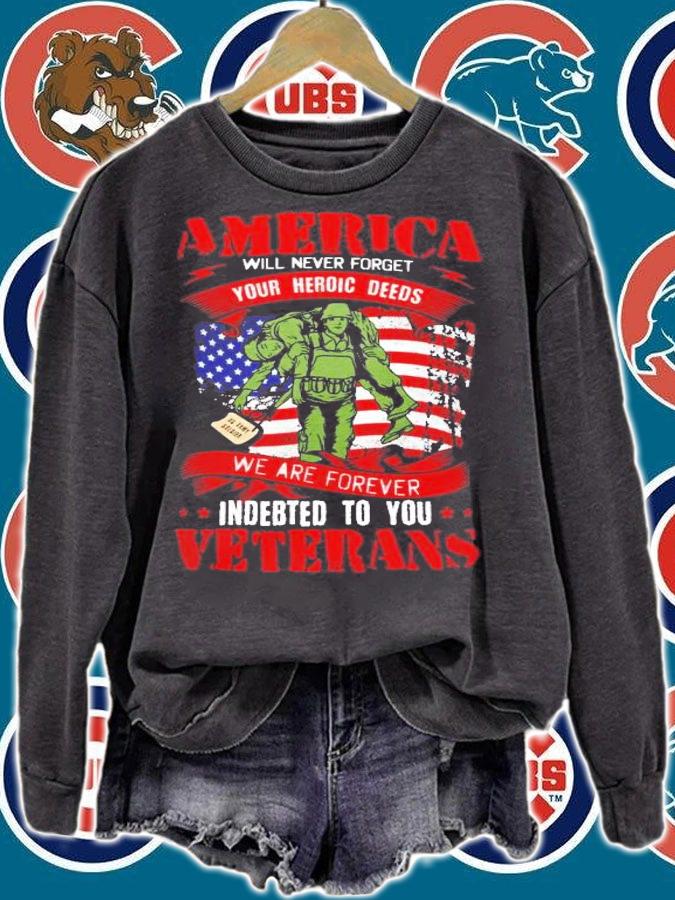 America will never forget your heroic deeds we are forever shirt t-shirt sweatshirt
