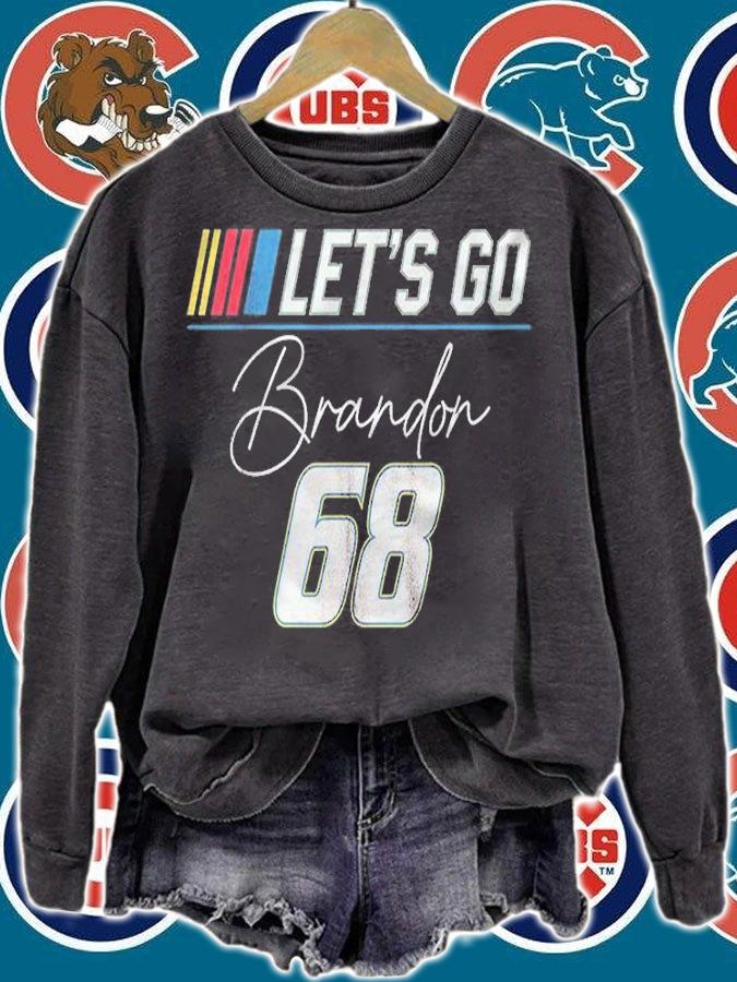 Anti Biden let's Go Brandon 68 Racing Chants Anti Joe Biden Trend T-Shirt t-shirt sweatshirt