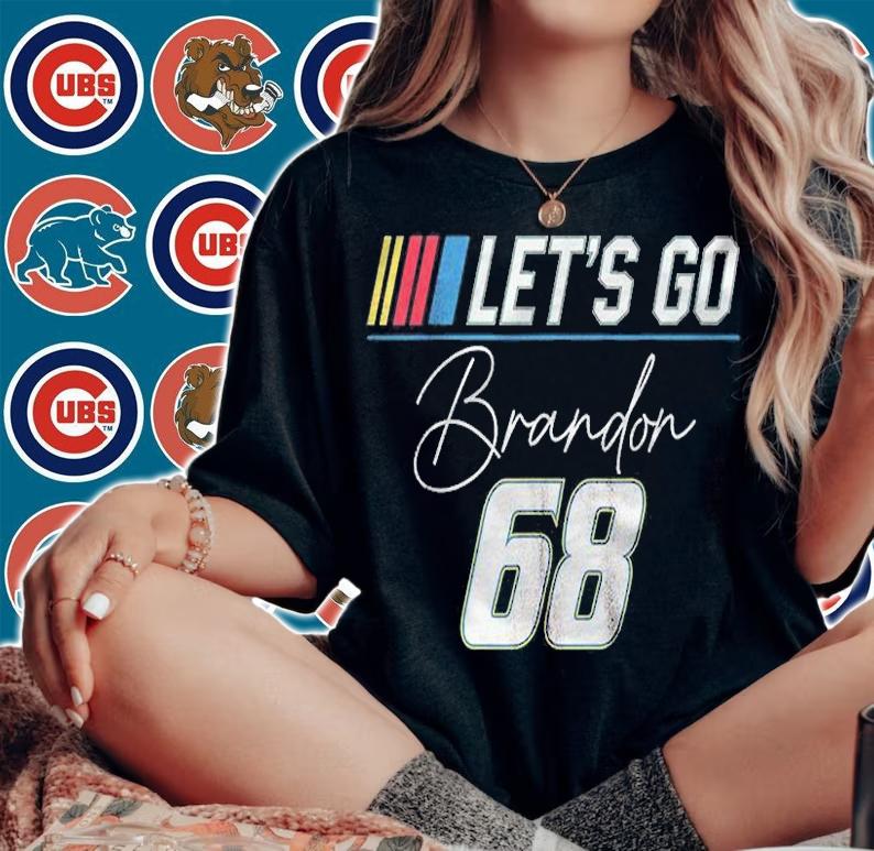 Anti Biden let's Go Brandon 68 Racing Chants Anti Joe Biden Trend T-Shirt t-shirt woman shirt