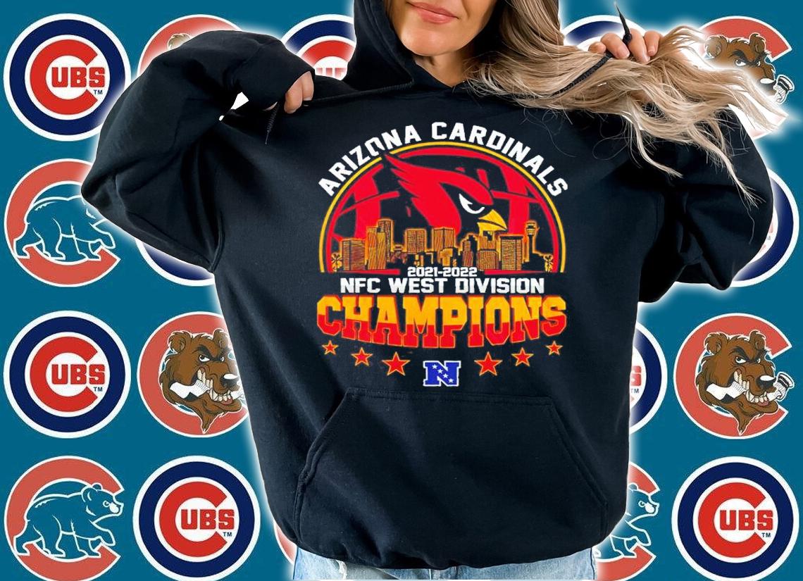 Arizona Cardinals 2021-2022 NFC West Division Championship Football Shirt t-shirt hoodie