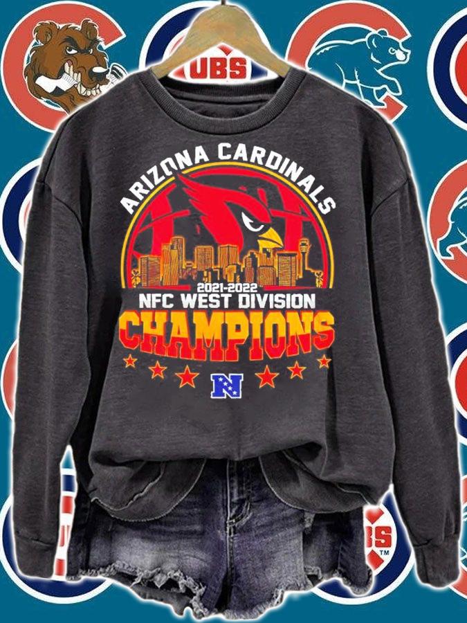 Arizona Cardinals 2021-2022 NFC West Division Championship Football Shirt t-shirt sweatshirt